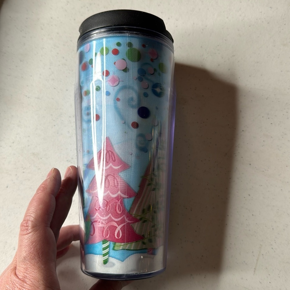 Vintage 2004 Rare Starbucks Plastic Tumbler 16 Oz - Picture 2 of 8